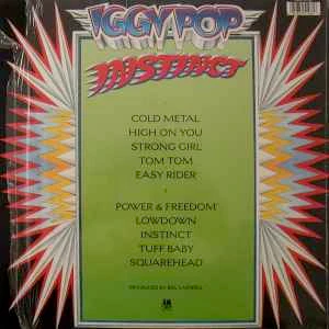 IGGY POP, Instinct (A&M; AMA 5198 , UK 1988, Inner) LP VG/VG - Image 2