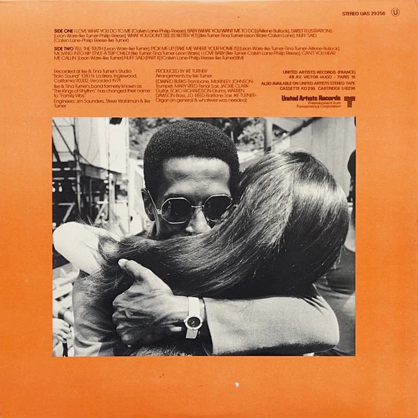 IKE & TINA, 'Nuff Said (United Artists Records; UAS 29 256, France 1971, Gatefold) LP VG/G+ - Image 2