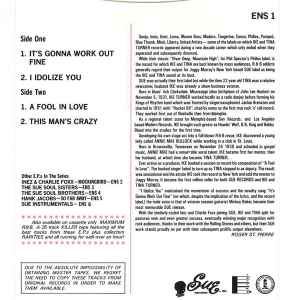 IKE & TINA TURNER, Sue Sessions (Ensign; ENS1, UK 1983, Picture Sleeve) 7" EP VG+/VG+ - Image 2