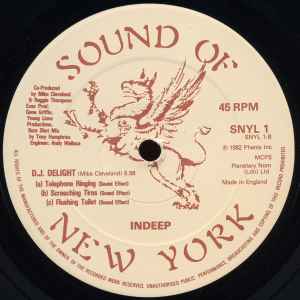 INDEEP, Last Night A D.J. Saved My Life (Sound Of New York; SNYL 1, UK 1982, Die Cut Company Sleeve) 12" VG/VG - Image 3