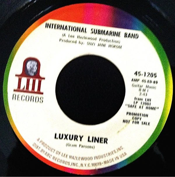 INTERNATIONAL SUBMARINE BAND, Luxury Liner / Blue Eyes (LHI Records ; 1205, US 1968, Promo, Gram Parsons), SALE - Up to 50% Off the Original Price 7" /EX