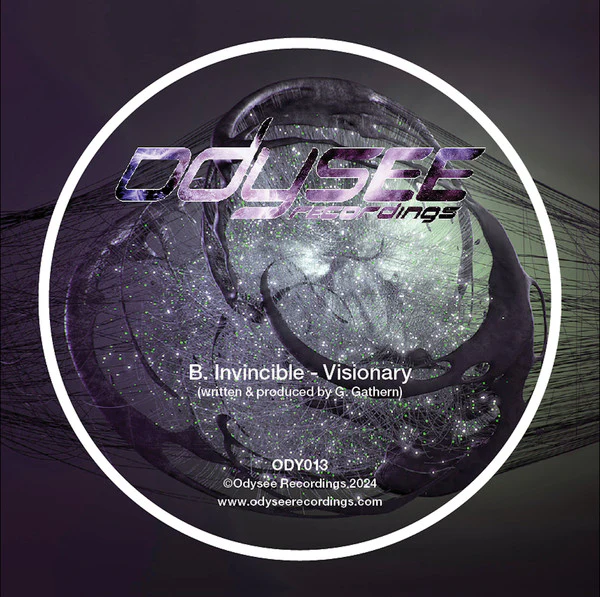 INVINCIBLE, Take Cover E.P. (Odysee Records; ODY013, UK & Ireland 2024) 12" VG/VG+ - Image 3