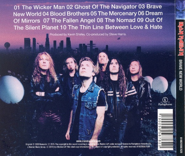 IRON MAIDEN, Brave New World (Parlophone; 0190295567620, Europe 2019 Reissue, Digipak) CD M/M - Image 2