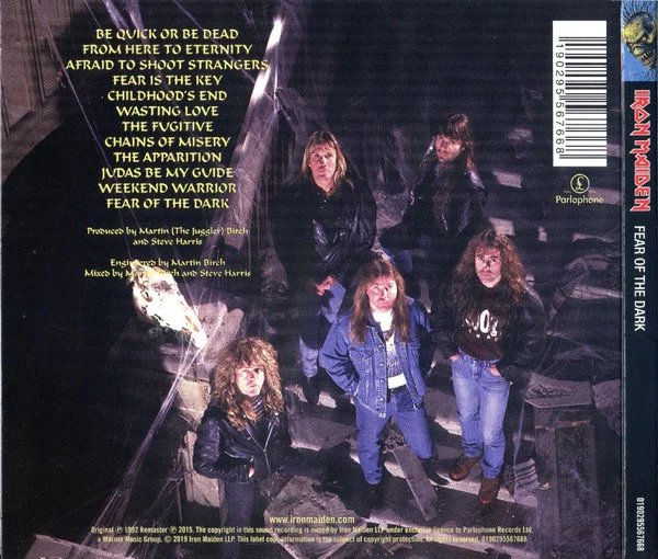IRON MAIDEN, Fear Of The Dark (Parlophone; 0190295567668, Europe 2019 Reissue, Digipak) CD M/M - Image 2