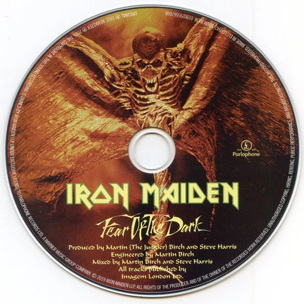 IRON MAIDEN, Fear Of The Dark (Parlophone; 0190295567668, Europe 2019 Reissue, Digipak) CD M/M - Image 3