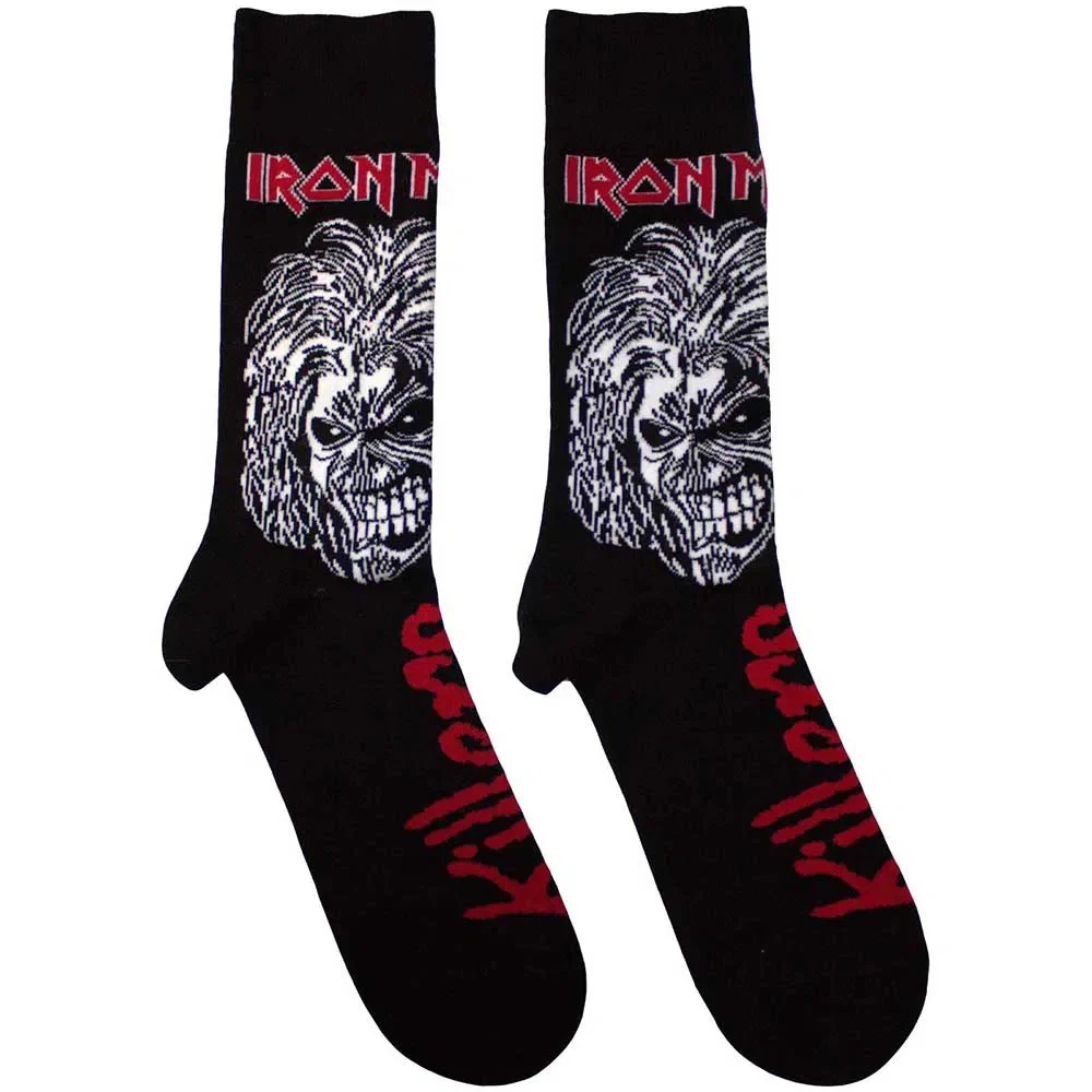 IRON MAIDEN, Killers Socks (UK Size 7-11) (, ) Accessories NEW/NEW