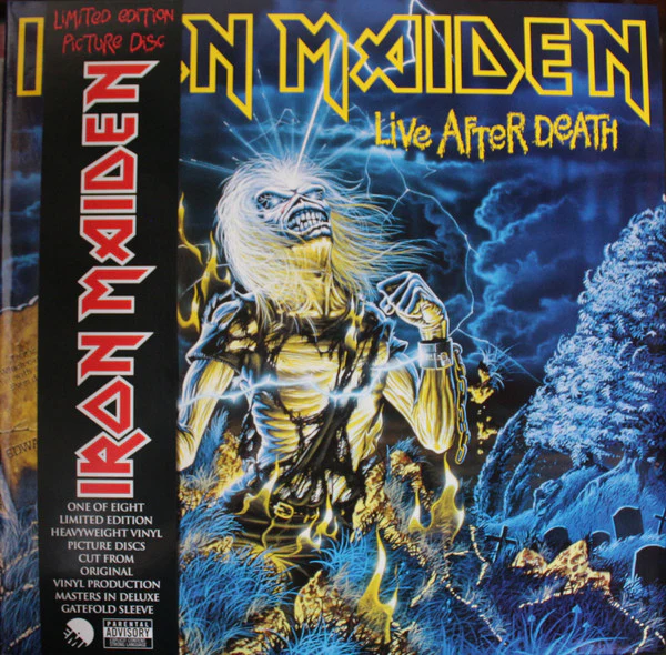 IRON MAIDEN, Live After Death (Tonpress; SX-T 111, Poland 1985, Gatefold) 2xLP VG/VG