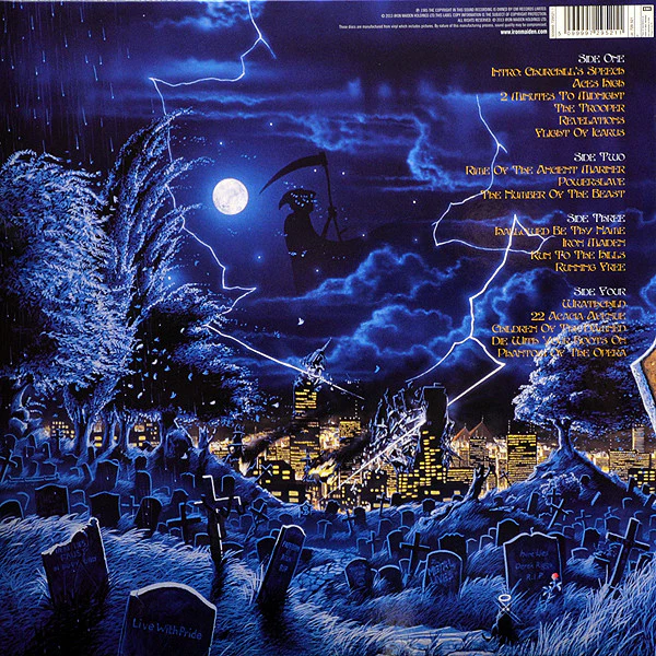 IRON MAIDEN, Live After Death (Tonpress; SX-T 111, Poland 1985, Gatefold) 2xLP VG/VG - Image 2