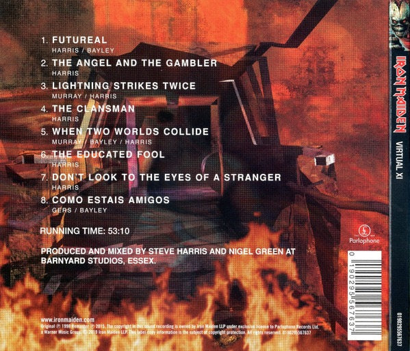 IRON MAIDEN, Virtual XI (Parlophone; 0190295567637, Europe 2019 Reissue, Digipak) CD M/M - Image 2