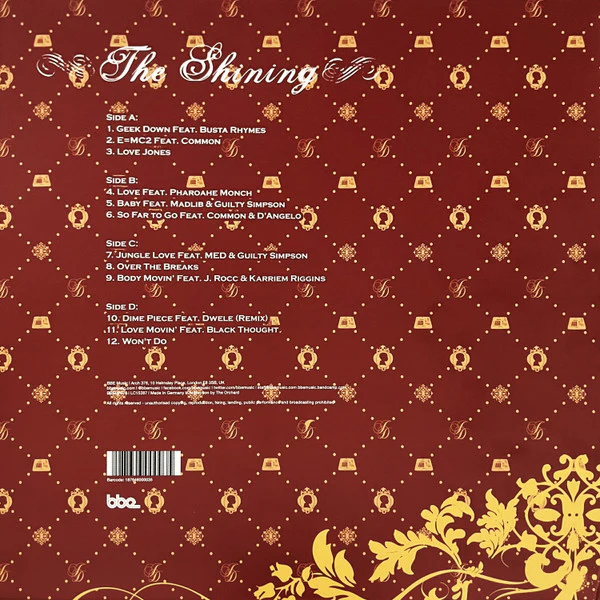J DILLA, The Shining (BBE; BBELP076, UK 2023, Gatefold) 2xLP EX/EX - Image 2