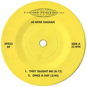 JA'AFAR HASSAN, They Taught Me / Once A Day / Palestinian / Front My Hope (Sublime Frequencies; Sf025, US 2014, Picture sleeve) 7" EP EX/VG+ - Image 3