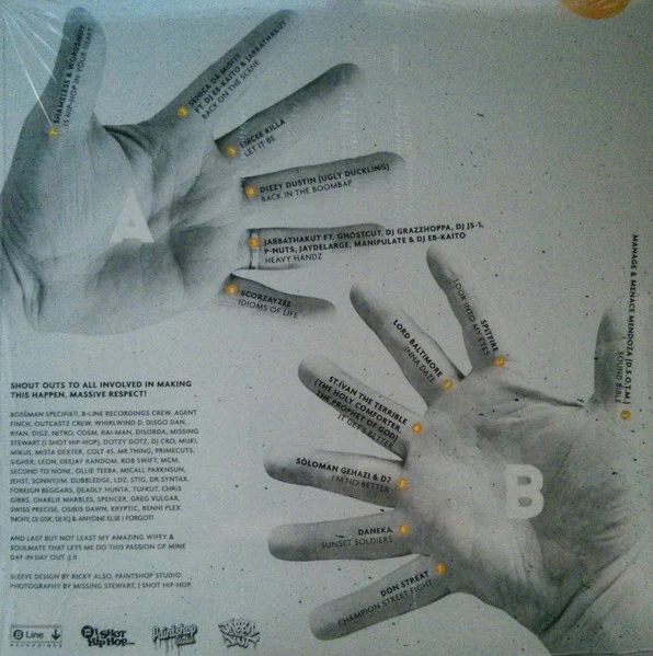 JABBA THA KUT, Finger Tip Music (B-Line Recordings; BLN020, UK 2016) LP EX/VG - Image 2