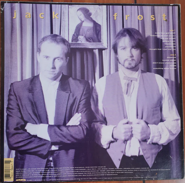 JACK FROST, Jack Frost (Arista; AL-8667, US 1991) LP VG/VG - Image 2