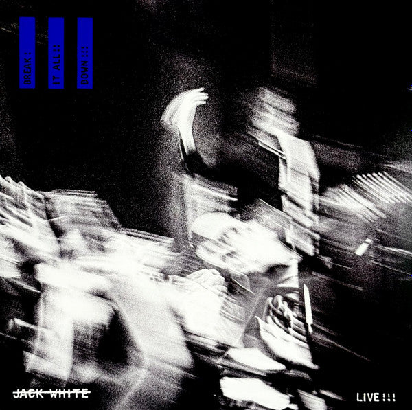 JACK WHITE, Break It All Down!!! (Third Man Records; TMR 1078, US 2025, Book-Style Gatefold, Poster & Photo, Blue Vinyl, White Vinyl, Single Black Vinyl, Embroided Patch) LP EX/EX