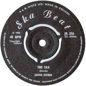 JACKIE ESTICK, The Ska / Daisy I Love You (Ska Beat; JB256, UK 1966, 3-Prong Centre) 7" /G+