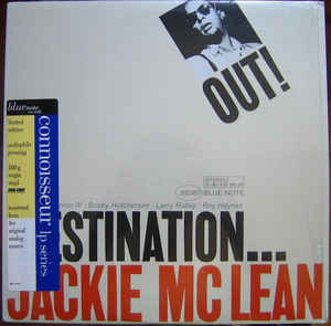 JACKIE MCLEAN, Destination Out (Blue Note; B1 7243 8 32087 1 5, US 1995 Reissue) LP VG+/EX