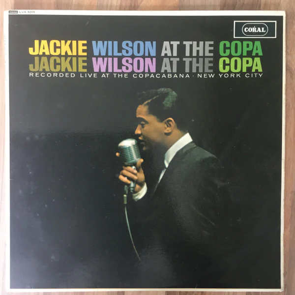 JACKIE WILSON, At the Copa (Coral; LVA 9209, UK 1962, Laminated Sleeve, Mono), SALE - Up to 50% Off the Original Price  LP VG/VG+