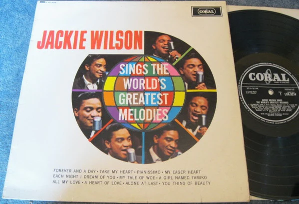 JACKIE WILSON, Jackie Wilson Sings The World's Greatest Melodies (Coral; LVA 9214, UK 1963, Laminated Sleeve), SALE - Up to 50% Off the Original Price  LP VG/VG