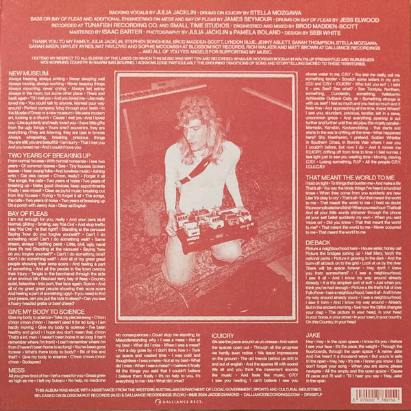JACOB DIAMOND, Yes Angel (Dalliance Recordings ; DR1097LP, Australia 2024, Eco-Mix Vinyl) LP EX/EX - Image 2