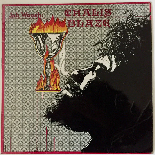 JAH WOOSH, Chalis Blaze (Student; STU 003, UK 1976, Laminated Sleeve) LP VG/G