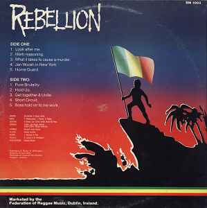 JAH WOOSH & SIS BEE, Rebellion (Form; SM1003, UK 1981), SALE - Up to 50% Off the Original Price LP VG/VG+ - Image 2