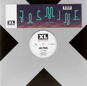 JAI PAUL, Jasmine (Demo) / Instrumental (XL Recordings; XLT574, UK 2012, Die Cut Textured Company Sleeve in Stickered Plastic Sleeve) LP VG+/VG+