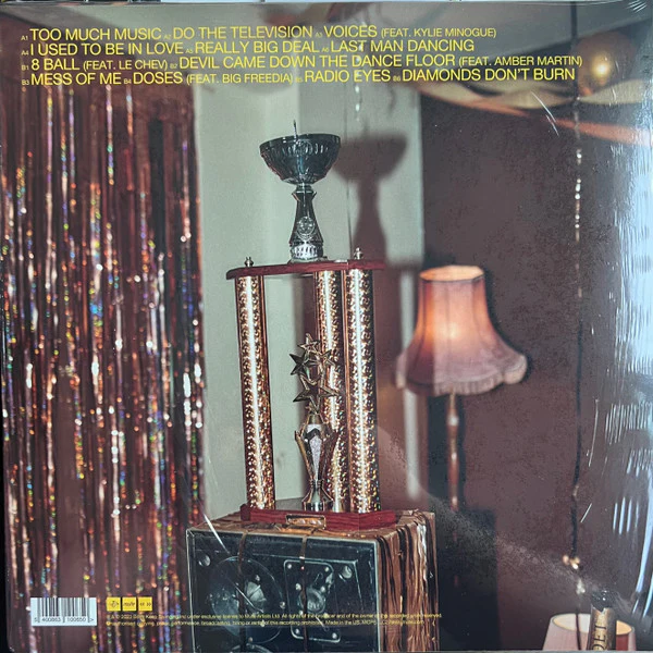 JAKE SHEARS, Last Man Dancing (Mute; STUMM487, Europe 2023, Inner, Clear Vinyl. Scissor Sisters) LP EX/EX - Image 2