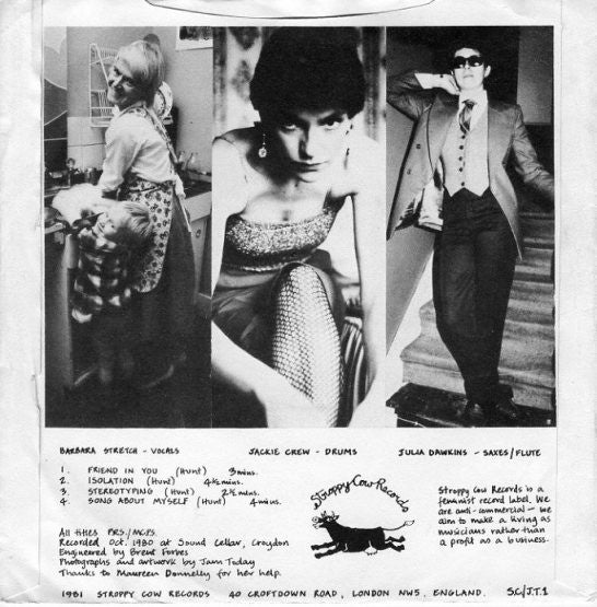 JAM TODAY, Stereotyping (Stroppy Cow Records; SC/JT-1, UK 1981, Picture Sleeve, Lyric Insert) 7" EP VG+/G - Image 2