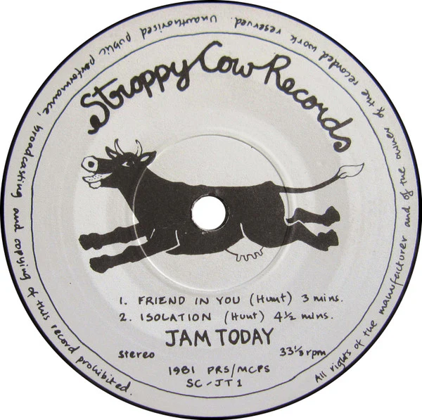 JAM TODAY, Stereotyping (Stroppy Cow Records; SC/JT-1, UK 1981, Picture Sleeve, Lyric Insert) 7" EP VG+/G - Image 3