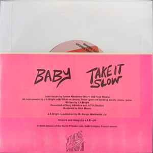 JAMES ALEXANDER BRIGHT & FAYE MEANA, Baby (Athens Of The North; ATH201, UK 2026, Paper sleeve, Red Vinyl) 7" EX/EX - Image 2