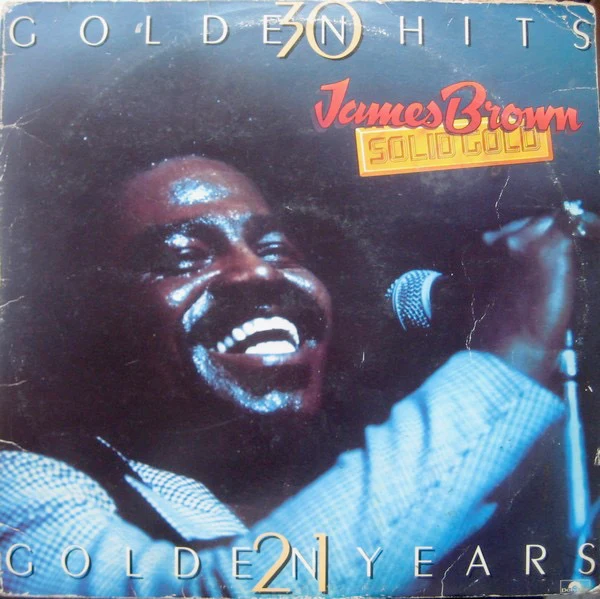 JAMES BROWN, Solid Gold - 30 Golden Hits (Polydor; 2679 044, UK 1977, Gatefold, Mono & Stereo) 2xLP VG/G+
