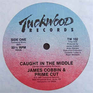 JAMES COBBIN & PRIME CUT, Caught In The Middle (Vocal) / Caught In The Middle (Instrumental) (Tuckwood; TW102, US 1984, Plain Sleeve) 12" /G+