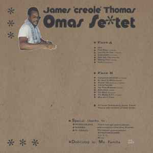 JAMES 'CREOLE' THOMAS, Omas Sextet (22a; 22a 021, UK 2018, Picture Sleeve) LP EX/EX - Image 2