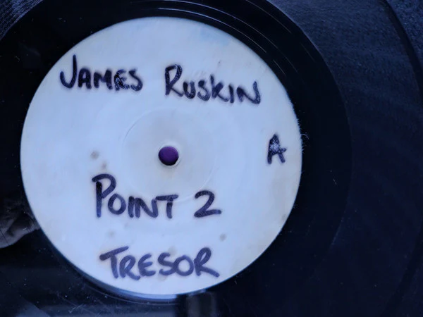 JAMES RUSKIN, Point 2 (Tresor; Tresor 145, Germany 2000, White Label Promo) 2xLP /G+