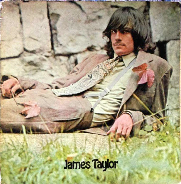 JAMES TAYLOR, James Taylor (Apple; SAPCOR3, UK 1971 Reissue, Laminated Gatefold, Black Writing, 2nd Pressing Stereo With Black Text) LP VG/VG