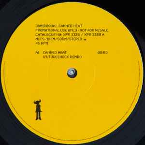 JAMIROQUAI, Canned Heat (Sony Soho Square; XPR 3328, UK 1999, Promo, Hype Stickered Sleeve, Masters At Work & Futureshock Remixes) 12" VG+/VG+ - Image 3