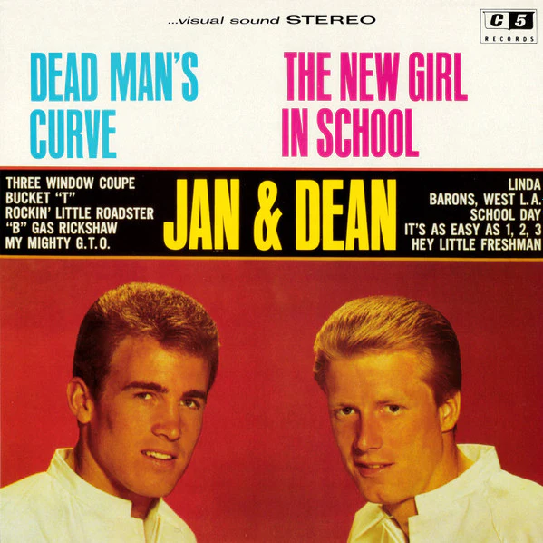 JAN & DEAN, Dead Man's Curve / The New Girl In School (C5 Records; C5 550, UK 1990 Reissue), SALE - Up to 50% Off the Original Price LP VG/VG+