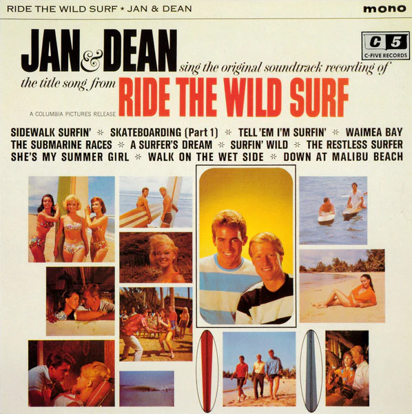 JAN & DEAN, Ride The Wild Surf (C5 Records; C5 562, UK 1990 Reissue), SALE - Up to 50% Off the Original Price LP VG/VG