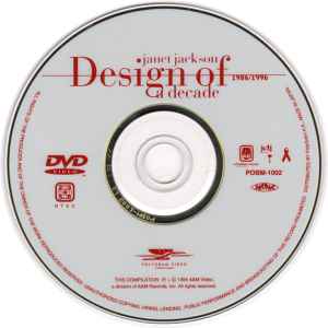 JANET JACKSON, Design Of A Decade 1986 / 1996 (Polygram Video; POBM-1002, Japan 1998, Jewel Case, Booklet) DVD M/M - Image 3