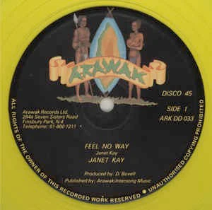 JANET KAY, Feel No Way (Arawak; ARK DD 33, UK 1980, Plain Sleeve, Yellow Vinyl) 12" /VG+