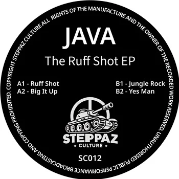 JAVA, The Ruff Shot EP (Steppaz Culture; SC012, UK 2025) 12" /VG+