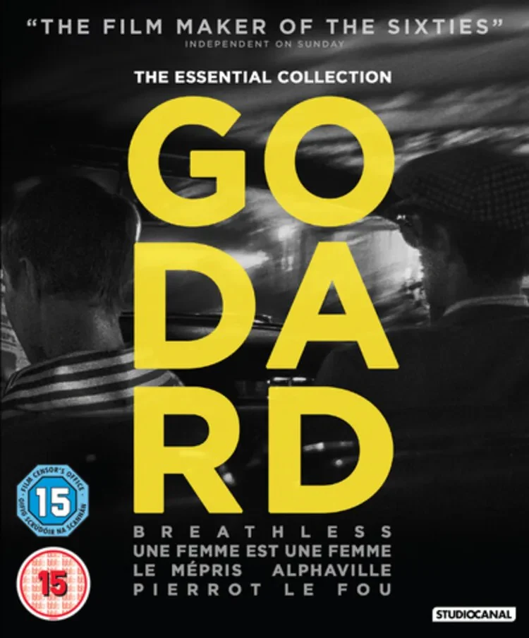 JEAN-LUC GODARD, Godard: The Essential Collection (Studio Canal; OPTI2958, UK , Box Set, Booklet) 5xBlu-Ray M/M