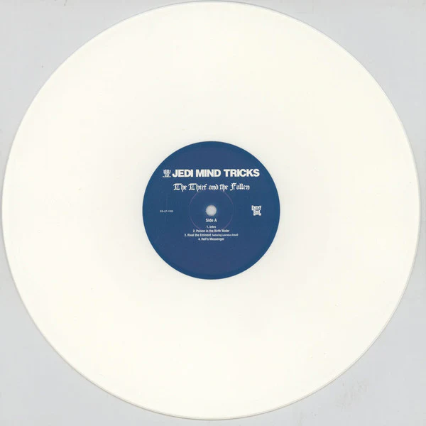 JEDI MIND TRICKS, The Thief And The Fallen (Enemy Soil; ESLP15021, US 2015, Gatefold, 1 x White Vinyl, 1 x Blue Vinyl) LP VG+/VG - Image 3