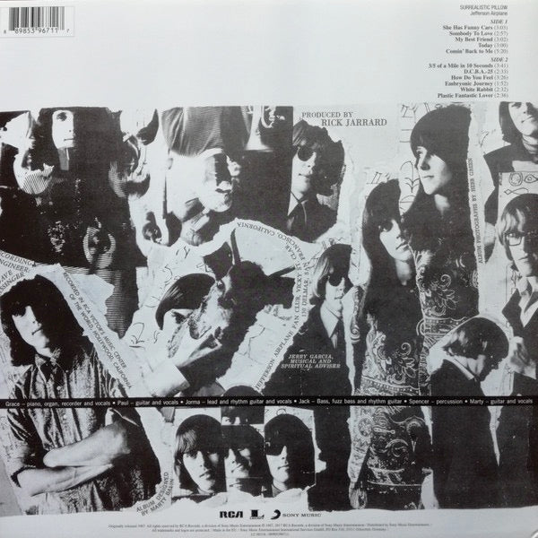 JEFFERSON AIRPLANE, Surrealistic Pillow (RCA Victor; 88985396711, Europe 2017 Reissue, 180 Gram Vinyl) LP VG+/EX - Image 2