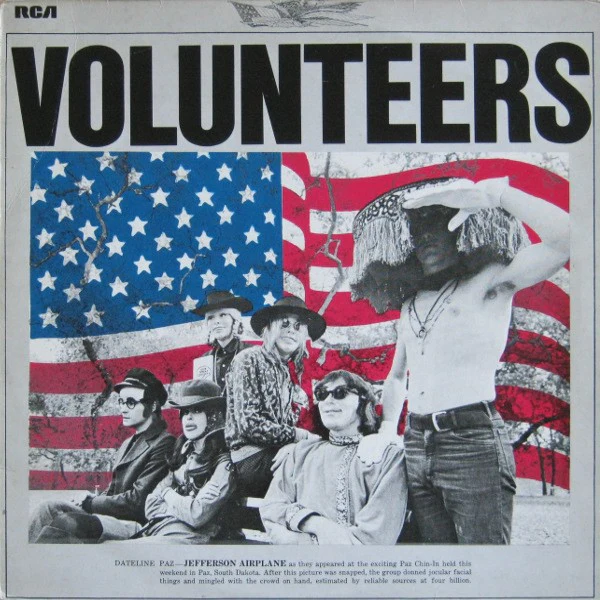 JEFFERSON AIRPLANE, Volunteers (RCA Victor With GEMA Box & LC On Labels; LSP 4238, Germany 1970s Reissue) LP VG/VG+