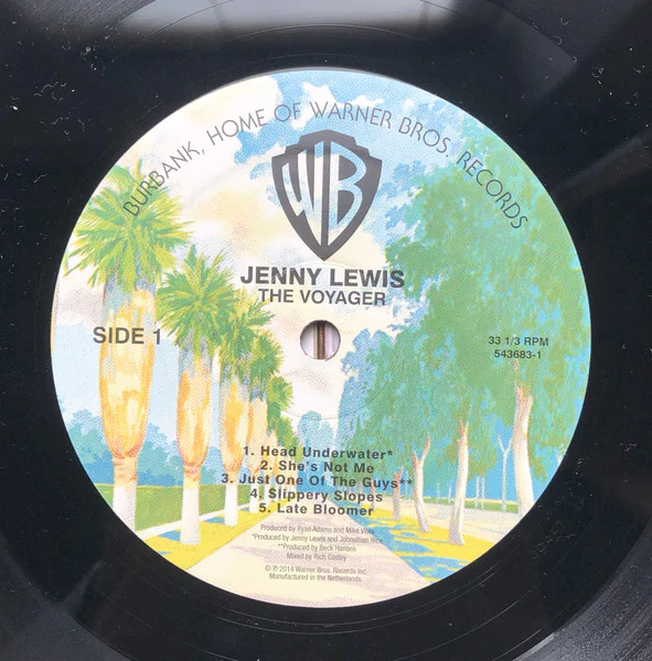 JENNY LEWIS, The Voyager (Warner Bros; 9362 493680, UK 2014, Gatefold, Insert) LP VG+/VG+ - Image 3