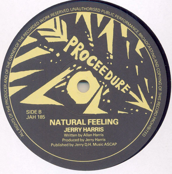 JERRY HARRIS, I'm So Glad (Proceedure ; JAH 185, ) 12" /VG - Image 2