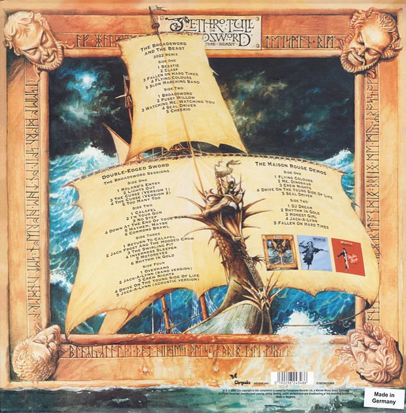 JETHRO TULL, The Broadsword And The Beast (The 40th Anniversary Vinyl Edition) (Chrysalis; 0190296243486, Worldwide 2023, Box Set, 40th Anniversary Vinyl Edition), SALE - Up to 50% Off the O 4xLP NEW/NEW - Image 2