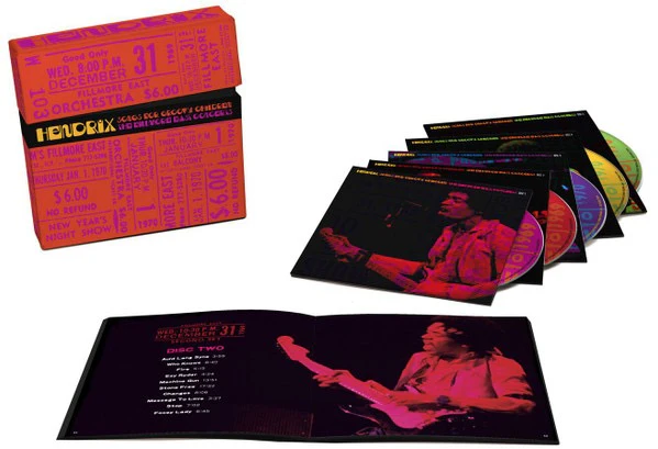 JIMI HENDRIX, Songs For Groovy Children (The Fillmore East Concerts) (Legacy; 19075982772, Europe 2019, Box Set, Booklet & Inners) 5xCD EX/M - Image 3