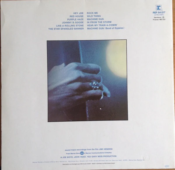 JIMI HENDRIX, Sound Track Recordings From The Film "Jimi Hendrix" (Reprise Records; REP 64 017, Germany 1970s Reissue, Gatefold), SALE - Up to 50% Off the Original Price  2xLP VG/VG - Image 2